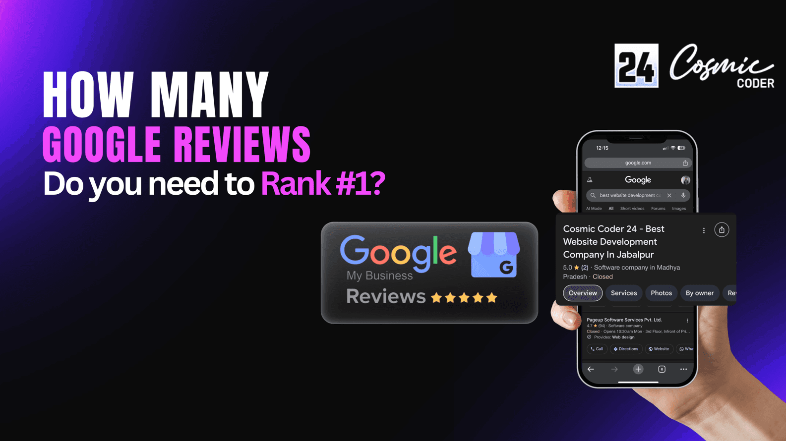 How Many Google Reviews Do You Need to Rank #1?